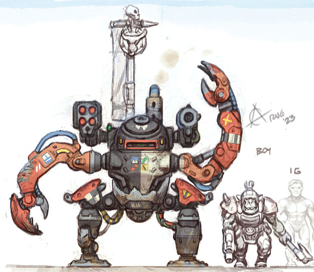 Ork Dreadnought, Warhammer 40K