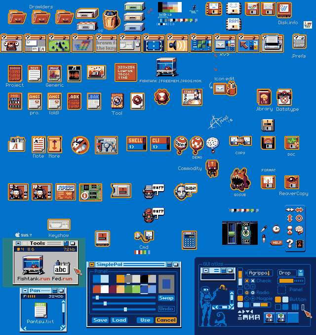 Amiga Workbench icons
