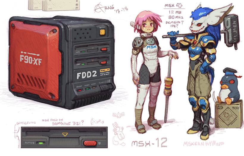 MSX case concept by Arne