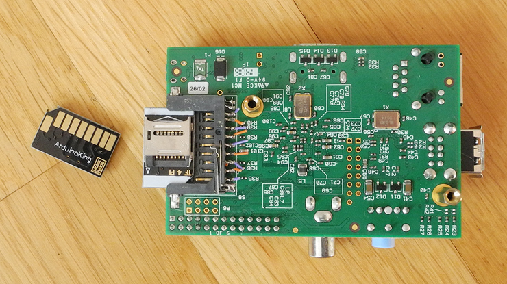 RPi SD card socket
