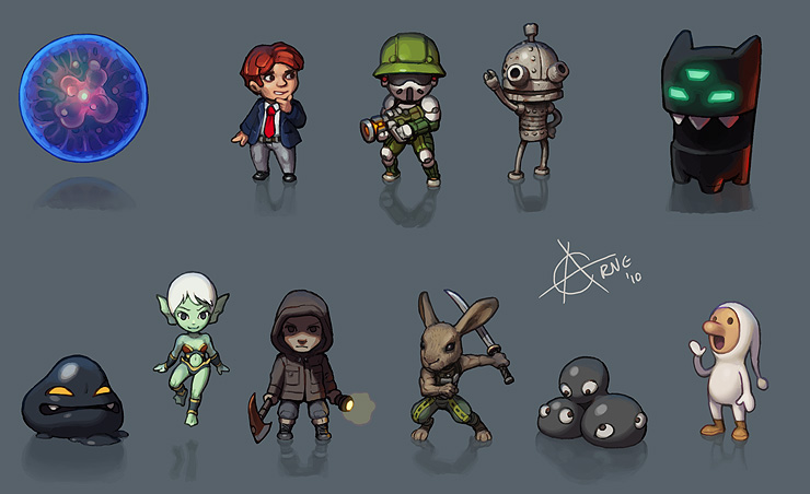 HIB shelf statues promo art