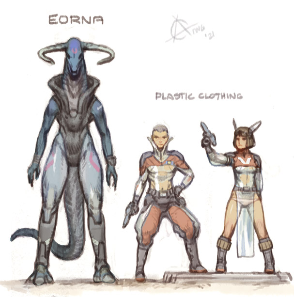 Star Frontiers Eorna art