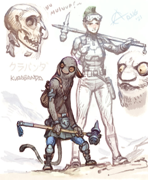 Star Frontiers kurabanda art