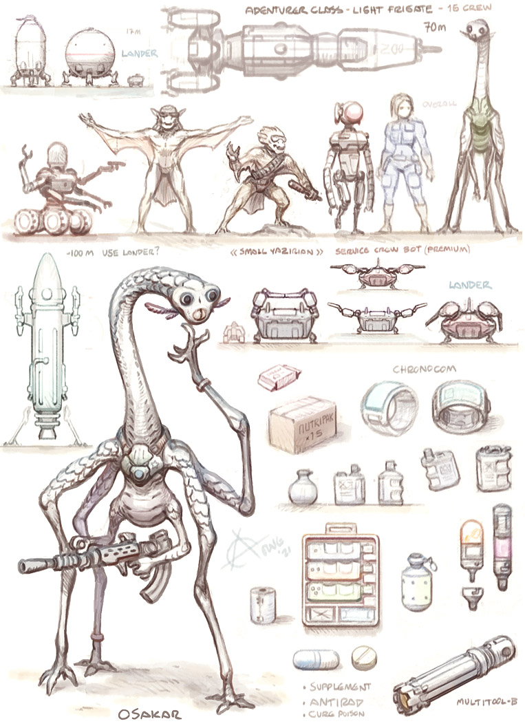 Star Frontiers Osakar art