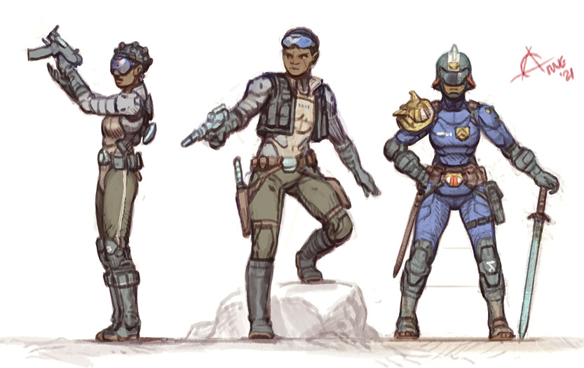 Star Frontiers roles