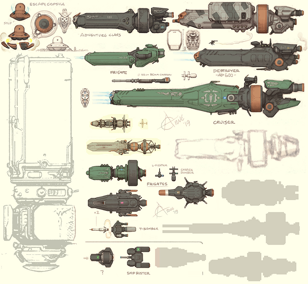 Empire ships.