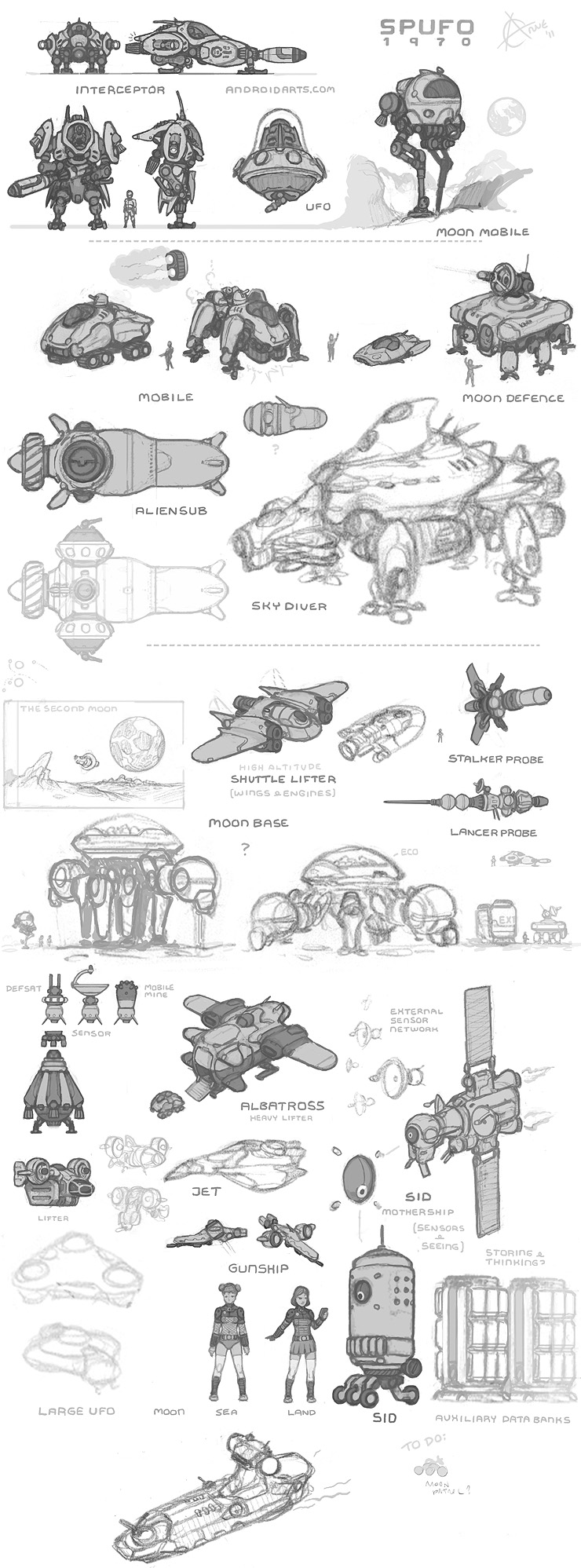 UFO, Vehicles, Mechs, Ships, SID, SkyDiver, Interceptor, SHADO