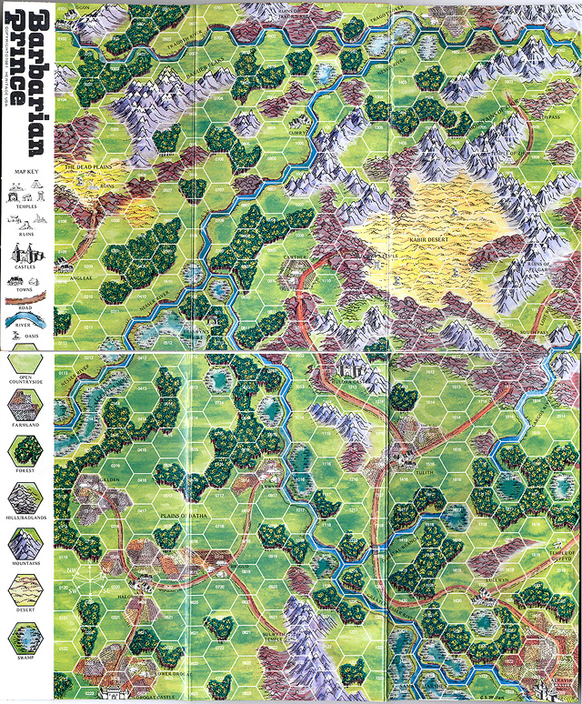 Barbarian Prince official (lowrez) map