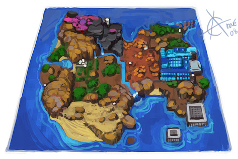Bomber Queen World map