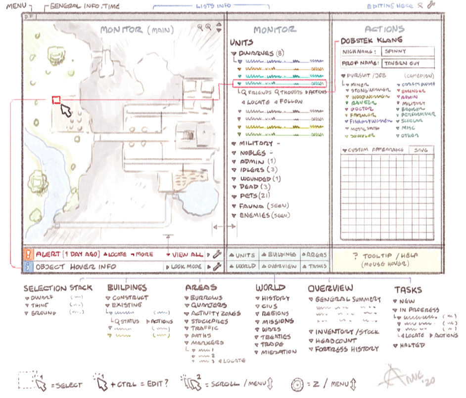 DF UI mockup
