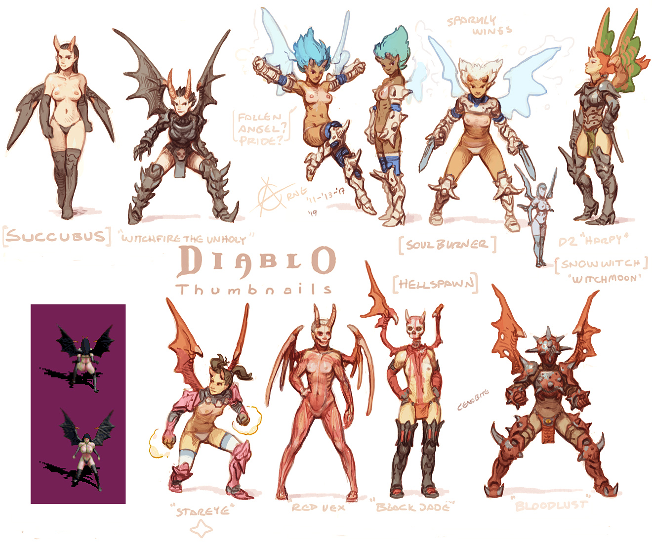 Diablo monsters