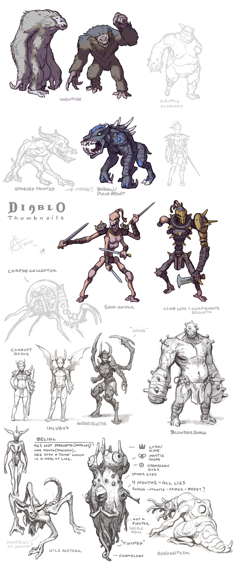 Diablo monsters