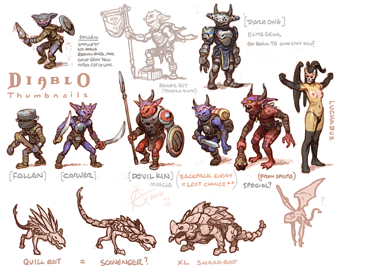 Diablo monsters