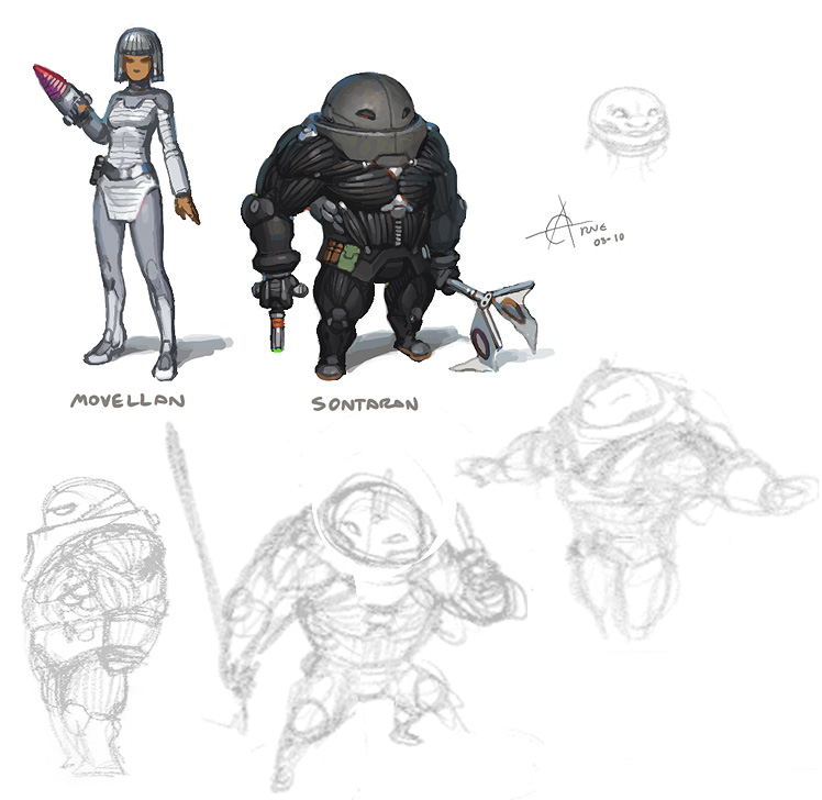 Movellan and Sontaran concepts