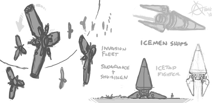 Ice warriors ship fleet