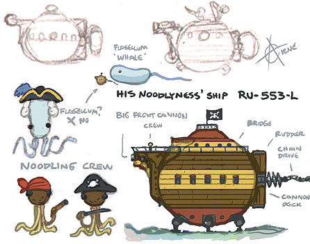 FSM wooden teapot spaceship