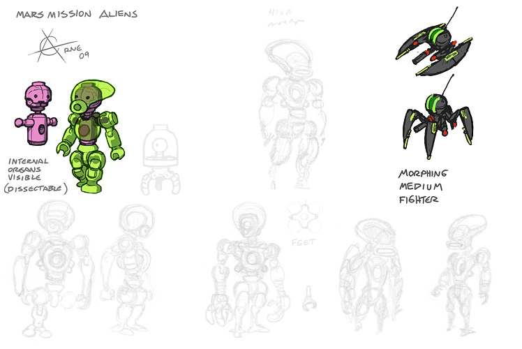 Lego Aliens Mars Mission concepts