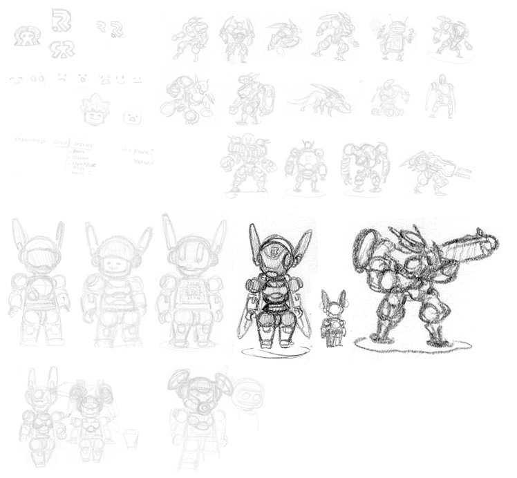 Lego Robo Force concepts