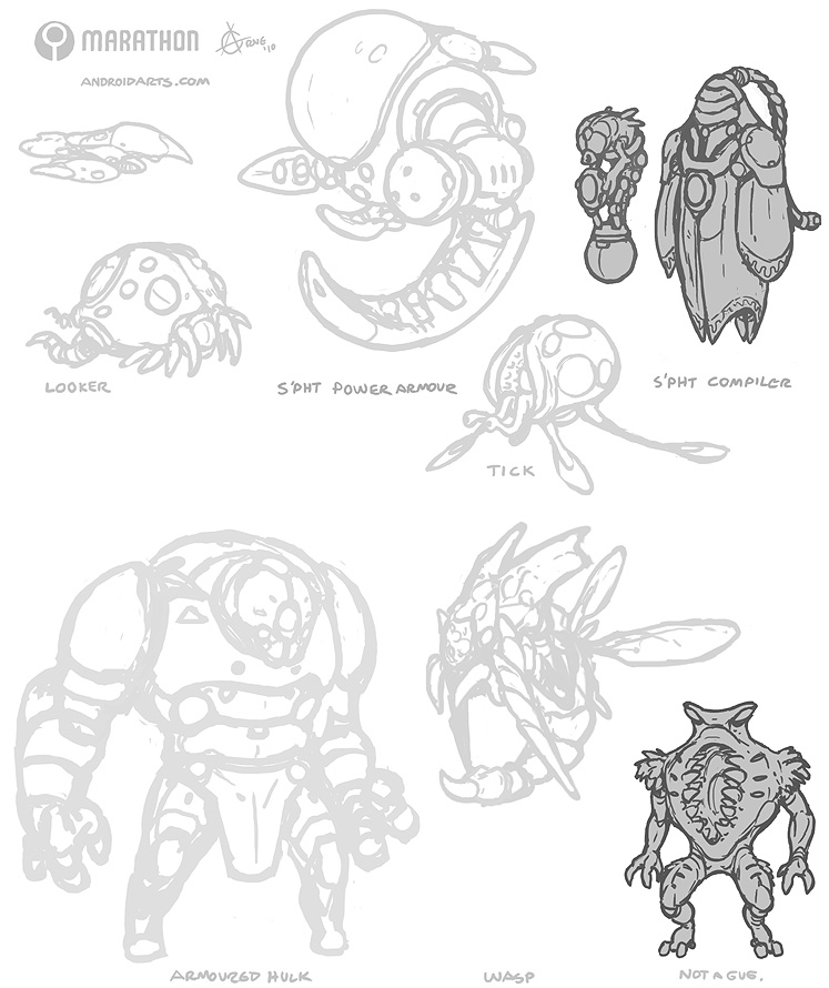 Gug F'lickta Hulk Compiler Wasp Looker Tick