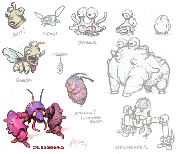 Metroid Enemies