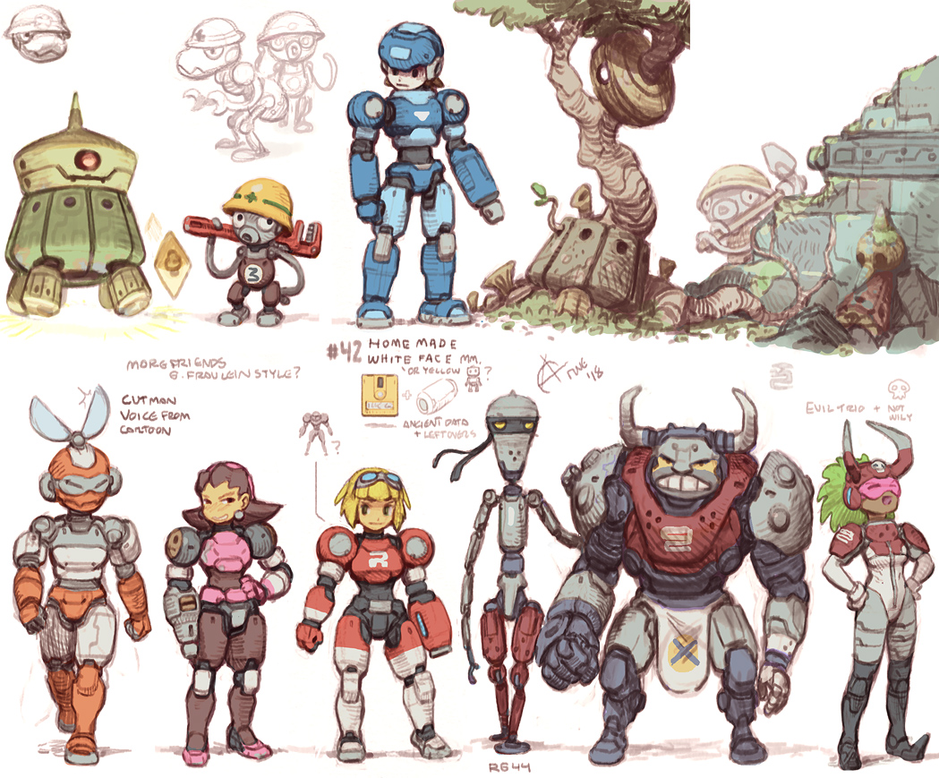 Mega Man boss concepts