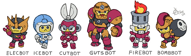Megaman 1 Legends Bonne Boss ServeBots