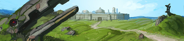 Field with overgrown Reaverbots remains