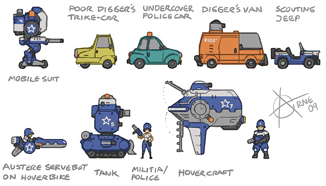 Megaman Legends Vehicles