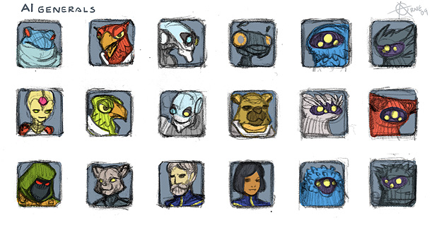 Master of Orion 1 character portraits