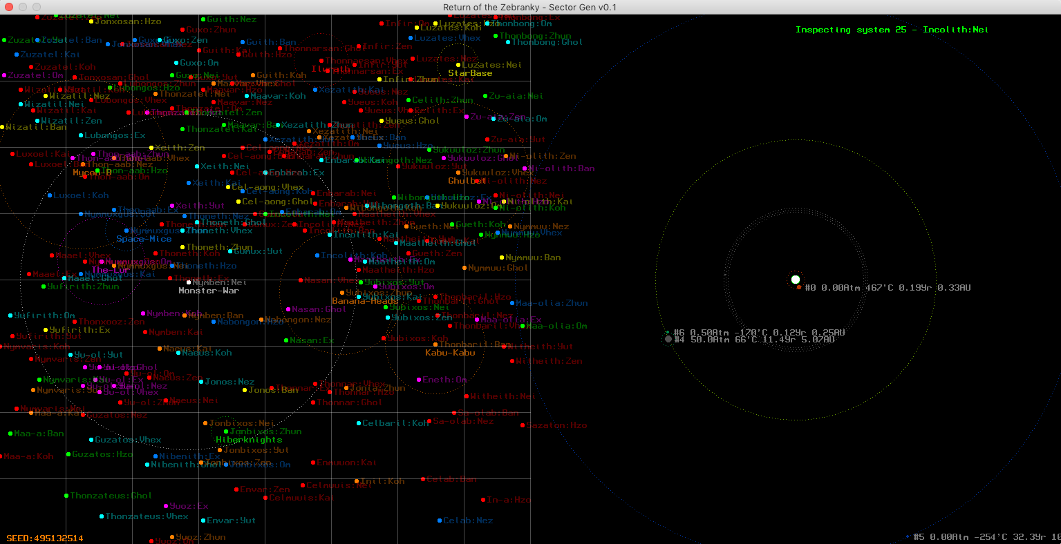 Sector generator screenshot