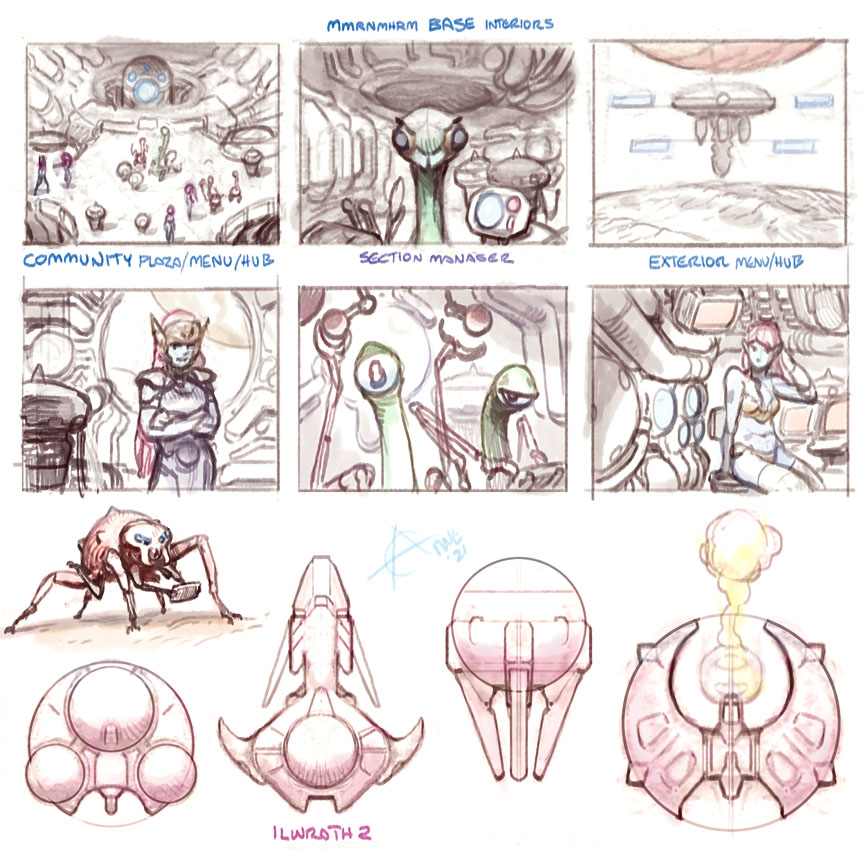 Ilwrath and scenes