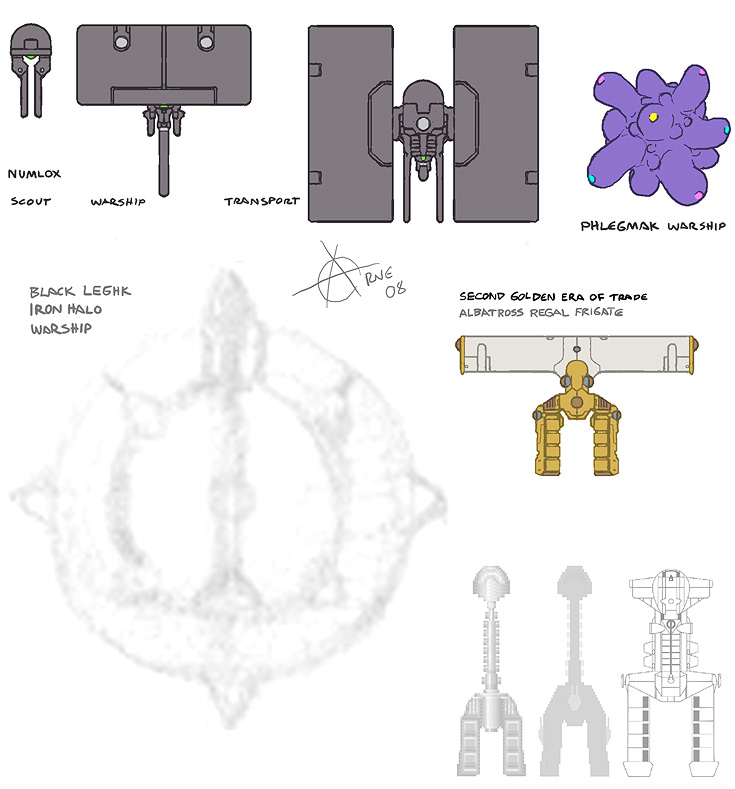 Misc Starflight ships, first wave