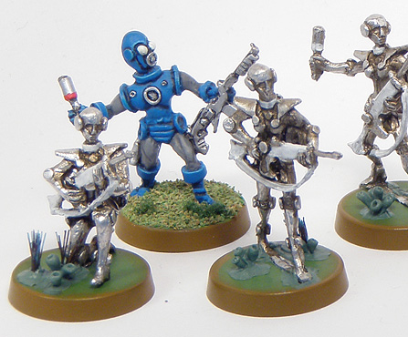 Alien vegetation on round 20mm bases