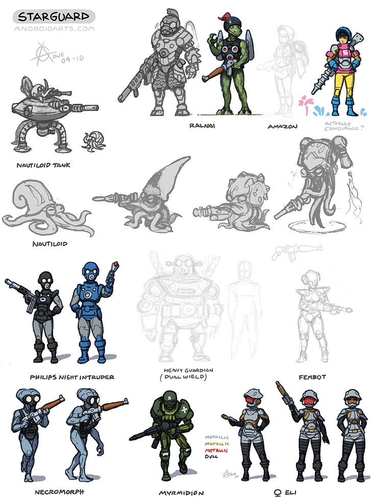 Starguard fan art redesigns
