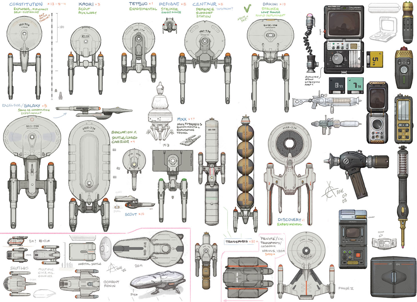 Star Trek ships