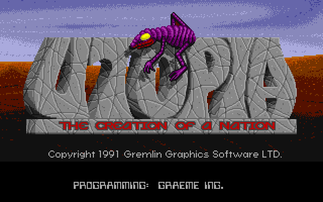Utopia Amiga Screenshot