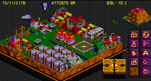 Utopia Amiga Screenshot