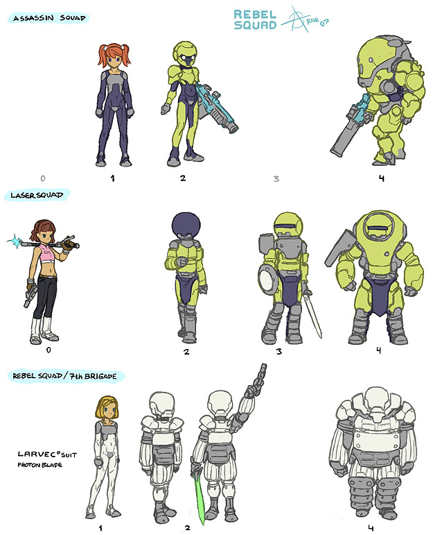 Rebel armours