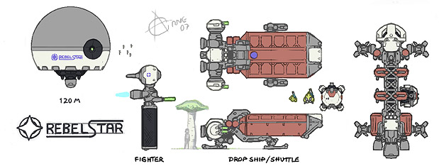 Rebel ships