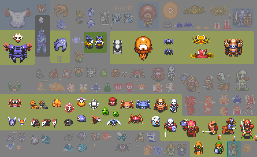 Zelda 3 enemies