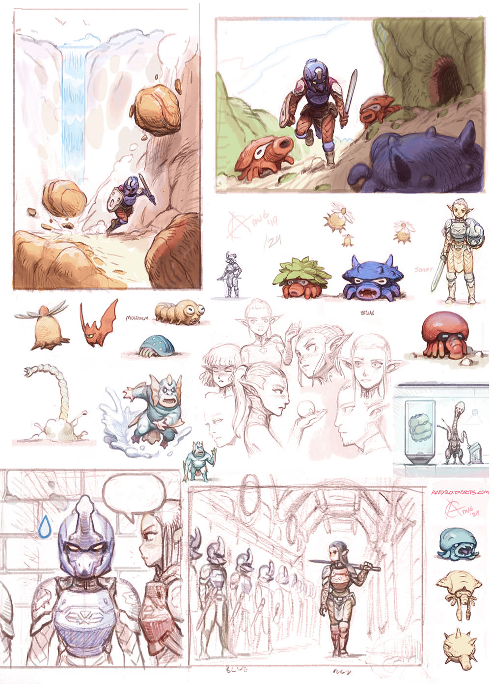 comic panels
