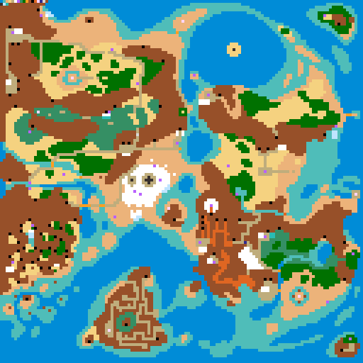 Zelda 2 map