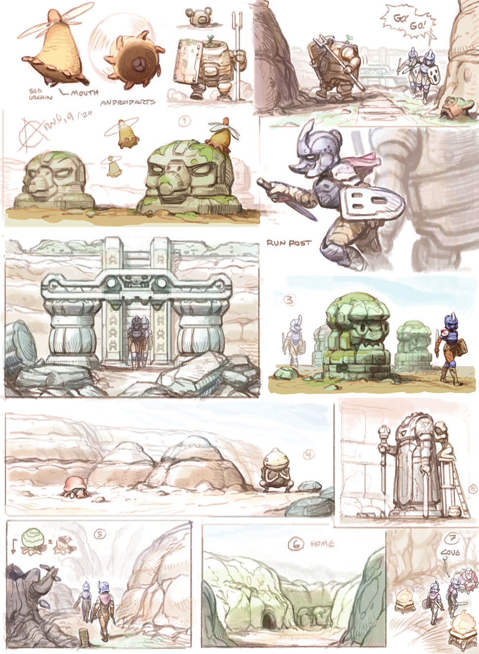 A link to the past locations.